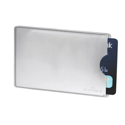 Obrázek produktu pro DURABLE 890023 Kreditkartenhülle RFID SECURE silber