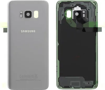 Produktbild von Original Samsung Galaxy S8 G950F Akkudeckel Backcover Silber GH82-13962B