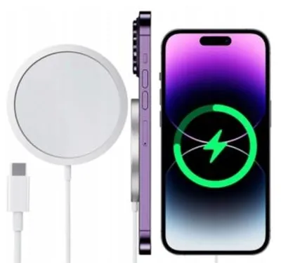 Zdjęcie produktu dla Szybka Ładowarka Indukcyjna Bezprzewodowa MagSafe do Apple iPhone Kabel