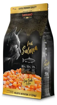 Produktbild von Leonardo Katzentrockenfutter Fresh Salmon 1,5 kg