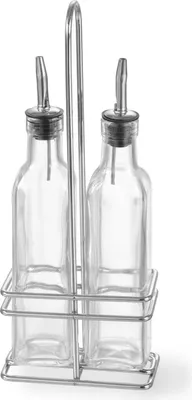 Produktbild von HENDI Menage Essig und Öl mit 2 Flaschen 237 ml