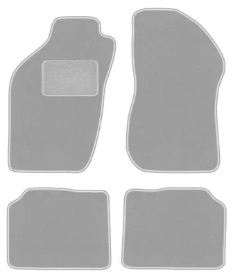 Produktbild von Velours-Fußmatten für Alfa Romeo 146 1994-2001 (Schrägheck) – 4-tlg, Grau, passgenau – Wielganizator OSLO