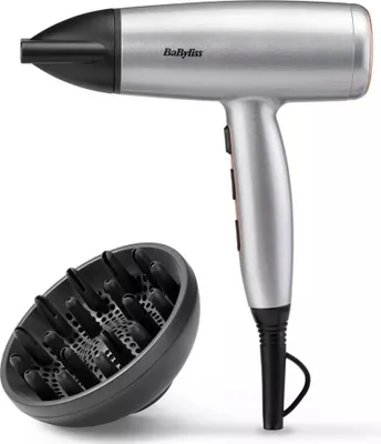 Produktbild von BaByliss Cosmos D580DE Haartrockner 2100 W Satinierter Stahl