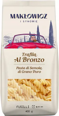 Immagine prodotto di Pasta Fusilli Makłowicz I Synowie 400 g