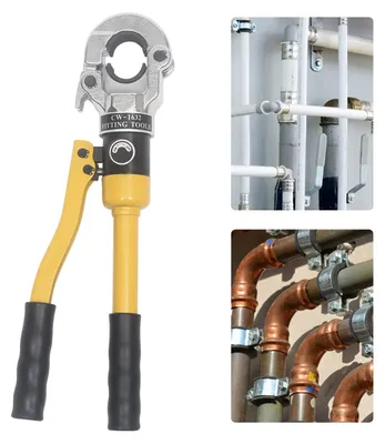 Obrázek produktu pro Hydraulické krimpovací kleště o nosnosti 8 tun s 4 sadami lisovacích čelistí pro trubky PEX