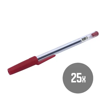Produktbild von DULA Kugelschreiber Rot - 25 Stück