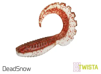 Obrázek produktu pro DELPHIN TWISTA UV, gumové návazce, 10 cm, DeadSNOW, 101003850