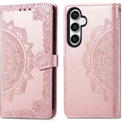 Obrázok produktu pre imoshion Mandala Bookcase pre Samsung Galaxy S23 FE - Rose Gold