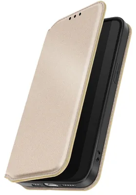 Image de Avizar, étui de protection pour iPhone 17, avec compartiments pour cartes et fonction support, couleur or