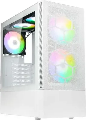 Produktbild von Kolink OBSERVATORY MX, Midi Tower, PC, Weiß, ATX, micro ATX, Mini-ITX, Stahl, Gehärtetes Glas, Gaming