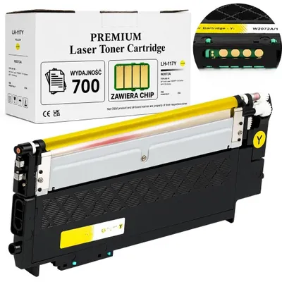 Produktbild von Ersatztoner für HP 117A W2072A Gelb mit Chip 150NW 178NW 179FNW