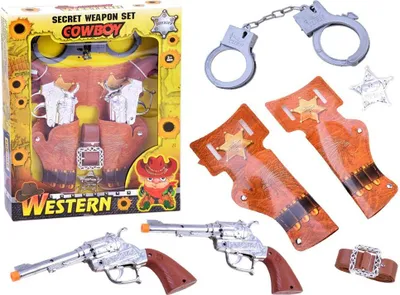 Zdjęcie produktu dla zestaw kowboja rewolwer kowbojski pistolet ZA2452