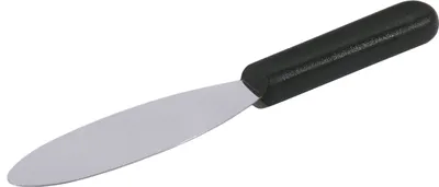 Produktbild von Aufstrichmesser, Griff aus schwarzem Polypropylen, Spatelmaß 11,5 x 3,5 cm
