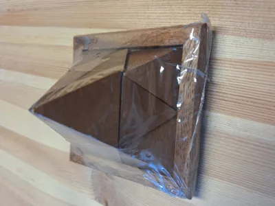 Produktbild von Holz Puzzle 9 Klötzchen Pyramide
