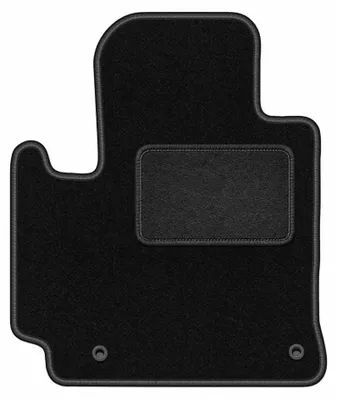 Obrázok produktu pre Velúrový koberec vodiča pre: Toyota RAV4 II 2WD 2001-2005 (5dv.) – 1 ks, čierny, na mieru – Wielganizator LUX