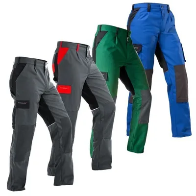Produktbild von Pfanner Arbeitshose mit Stretchgewebe, Farbe:grau/schwarz, Größe:48