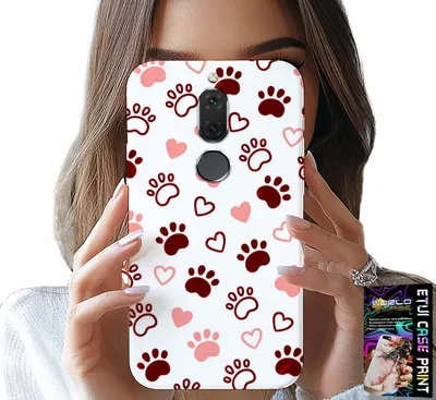 Produktbild von Hülle Für Huawei Mate 10 Lite - Hundepfoten Auf Weissem Hintergrund, Hund, Katze, Bär