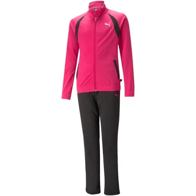 Produktbild von Puma Trainingsanzug für Kinder Trikot Suit, Farbe:Black-Orchid, Kinder Größen:164