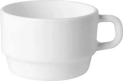 Produktbild von Careware White Obertasse stapelbar 22cl - 12 Stück