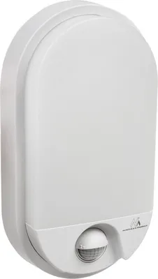 Produktbild von Maclean LED Wandleuchte, weiß, mit Infrarot Bewegungssensor, IP54, für innen & außen, 1100lm, 15W, A++, 4000K, 0,04m Breite, 0,03m Höhe, MCE340