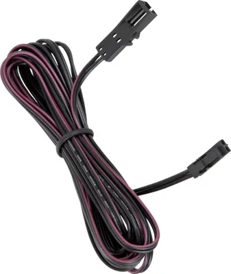 Produktbild von 12V MINI-AMP - 2m Kabel mit Stecker+Buchse - schwarz