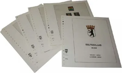 Produktbild von Lindner-T Vordruckblätter T120cK/89 Deutschland Kleinbogen Berlin - Jahrgang 1989 bis 1990