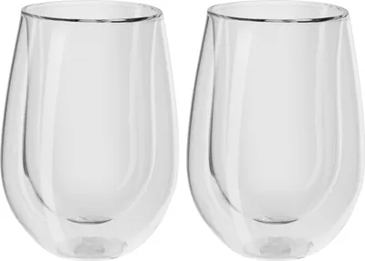 Produktbild von ZWILLING SORRENTO Rotweingläser Glas 2 Stück Weingläser DOPPELWANDIG Neu 350 ml