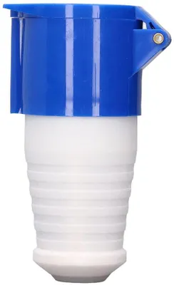Obrázek produktu pro Průmyslová modrá 3pólová zásuvka IP44, 32 A, CEE, 220–250 V