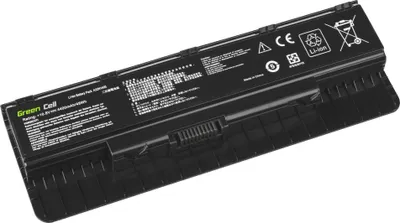 Obrázok produktu pre Green Cell - Batéria pre notebook (zodpovedá: ASUS A32N1405) - Lítium-iónová - 6 článkov - 4400 mAh - čierna