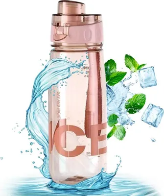 Zdjęcie produktu dla Flamenco Mystique Butelka na wodę 800 ml przenośna różowa BD46
