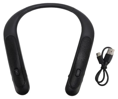 Zdjęcie produktu dla Słuchawki bezprzewodowe z pałąkiem na szyję, dźwięk stereo 3D, wbudowany mikrofon, niskie opóźnienia, ładowalne, do uprawiania sportów, 12 godzin odtwarzania dla