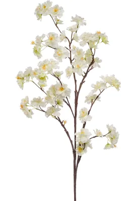Produktbild von künstlicher Kirschblütenzweig Magnolie creme weiß H. 120cm Emerald Kunstblumen