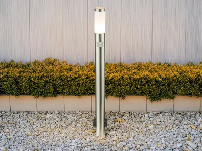 Zdjęcie produktu dla Słupek oświetleniowy LED 110 cm z czujnikiem ruchu do projektowania ogrodów - oświetlenie ścieżek