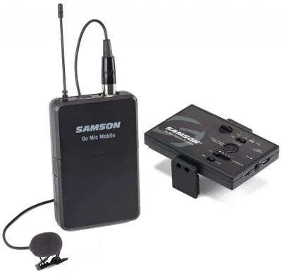 Productafbeelding van Samson Draadloze Microfoonset inclusief clip-on microfoon en ontvanger - GoMic Mobile Lavalier
