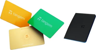 Produktbild von Tangem Wallet 3 Karten + Tangem Card Holder Advantage Bundle - Sun Drop