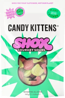 Produktbild von Candy Kittens vegane Fruchtgummi Shox