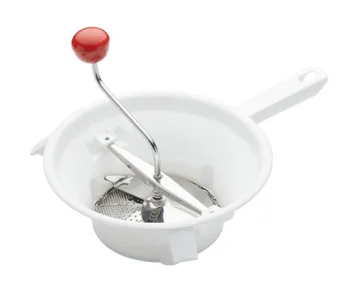 Produktbild von KitchenCraft Passiermühle Mixer Gemüsemühle Lebensmittelmühle in Geschenkbox Kunststoff Edelstahl 23 x 23,5 x 10 cm