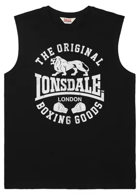 Produktbild von Lonsdale London Top Herren BOLDRON schwarz Streetwear 100% Baumwolle S