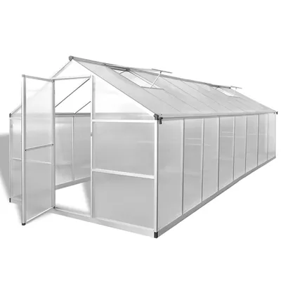 Produktbild von Gewächshaus Aluminium 481x250x195 cm 23,44 m³