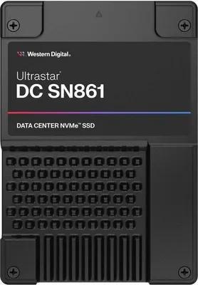 Produktbild von WD Ultrastar DC SN861 WUS6BA138PSP9X1 - SSD - Datencenter - 3.84 TB - intern - 2.5" (6.4 cm) - U.2 PCIe 5.0 x4 (NVMe)