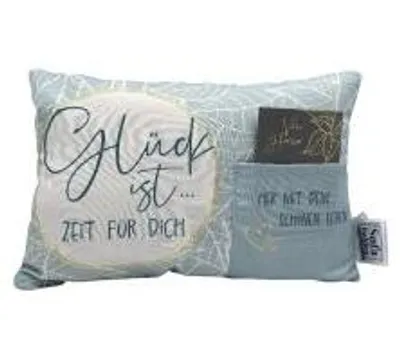 Produktbild von Geschenk-Kissen mit Karte, Glückskissen