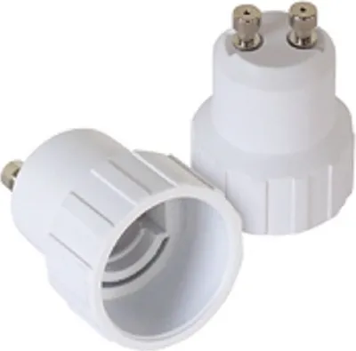 Produktbild von 2 x Adapter Lampensockel Sockeladapter GU10 auf E14