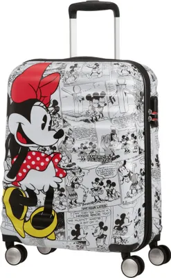 Produktbild von American Tourister Wavebreaker Disney Spinner (drehbar) Schwarz, Rot, Weiß, Gelb 36 L Acrylnitril-Butadien-Styrol (ABS)