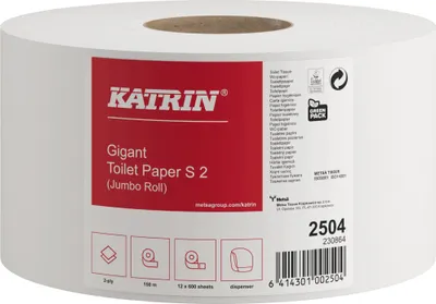 Zdjęcie produktu dla KATRIN 2504 Katrin papier toaletowy w rolce Gigant S2