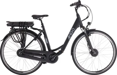 Produktbild von AMIGO Elektrische stadträder E-Faro S2 28 Zoll 53 cm Damen 7G Rollerbrakes Mattschwarz