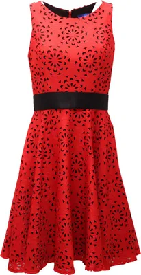 Immagine prodotto di 9124AF abito donna SOLOGIOIE red/black dress women
