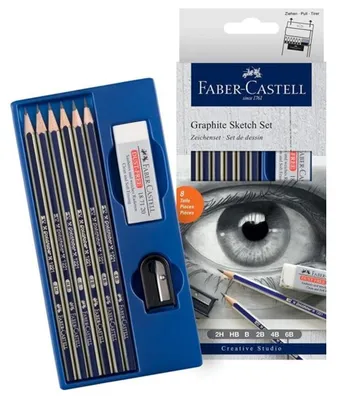 Produktbild von Faber-Castell 114000, Graphitstift, Papierschachtel, 8 Stück(e)