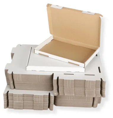 Produktbild von Großbriefkarton DIN A4 - 350 x 250 x 20 mm, weiß 100 Stück