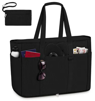 Produktbild von Solidchoice – Große, wasserdichte Strandtasche mit getrennter Nass- und Trockenfach
