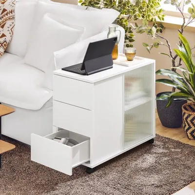 Obrázok produktu pre Organizér do šatníka – Mobilný úložný systém do kancelárie s piatimi kolieskami a multifunkčným dizajnom